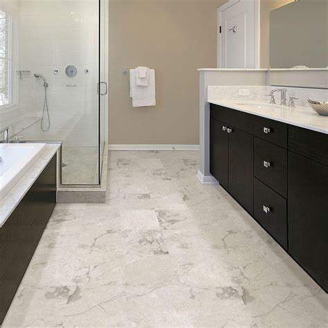 Ceramic Floor and Wall Tile (10. . Home depot bathroom flooring